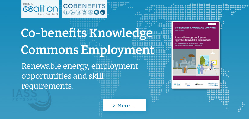 Co-benefits Knowledge Commons: Renewable energy, employment opportunities and skill requirements
