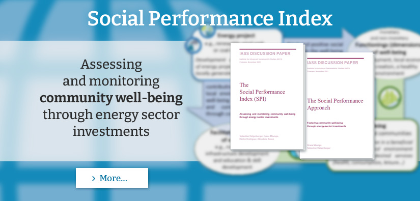 New COBENEFITS Paper: Social Performance Index